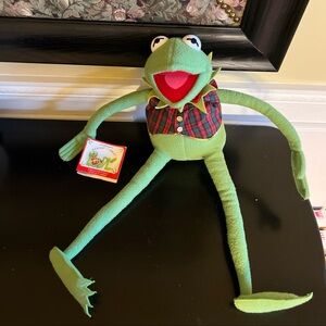 vintage 90s NWT Jim Hensons Kermit the Frog plush muppet -Macys Eden Special 24”
